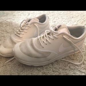 White Nike Air Max Thea  - Size 6